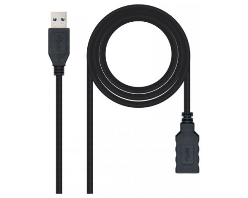 CABLE USB 3.0, TIPO A/M-A/H 3M NEGRO NANOCABLE