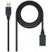 CABLE USB 3.0, TIPO A/M-A/H 3M NEGRO NANOCABLE