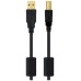 CABLE USB 2.0 IMPRESORA HQ FERRITA A/M-B/M 2M NEGRO NANOCABLE