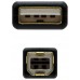 CABLE USB 2.0 IMPRESORA HQ FERRITA A/M-B/M 2M NEGRO NANOCABLE