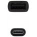 CABLE USB 2.0 3A, TIPO C USB-C/M-A/H 0.15M NEGRO NANOCABLE
