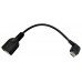 CABLE USB 2.0 OTG ACODADO MICRO B/M-A/H 0.15M NEGRO NANOCABLE