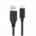 CABLE USB 3.1 GEN2 10GBPS 3A, TIPO USB-C/M-A/M, NEGRO 1.5M NANOCABLE
