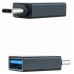 ADAPTADOR USB-C/M A USB 3.1/H, ALUMINIO NEGRO NANOCABLE