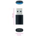 ADAPTADOR USB-A/M 3.1 A USB-C/H ALUMINIO NEGRO NANOCABLE