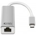 CONVERSOR USB-C A ETHERNET GIGABIT 10/100/1000MBPS,0.15M NANOCABLE