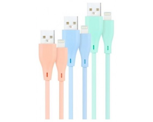 3 CABLES LIGHTNING A USB 2.0 USB A/M, RO-AZ-VE, 1M BLANCO NANOCABLE