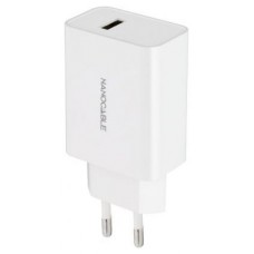 CARGADOR USB USB 5V/2.1A BLANCO NANOCABLE