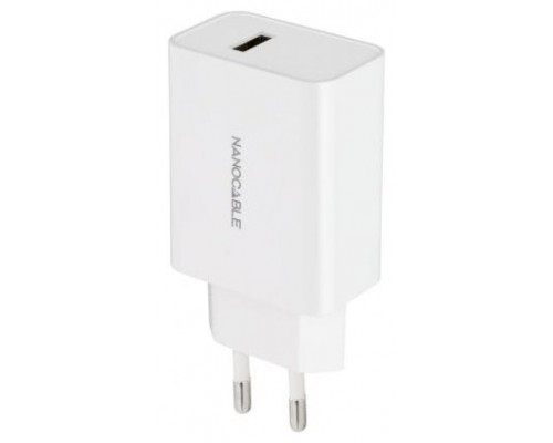 CARGADOR USB USB 5V/2.1A BLANCO NANOCABLE