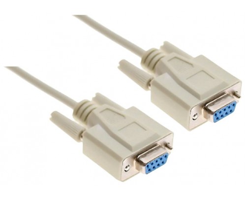 CABLE SERIE NULL MODEM RS232 DB9/H-DB9/H 1.8 M