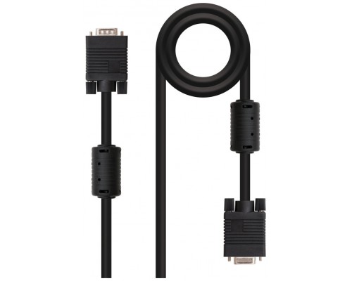 CABLE SVGA FERRITA HDB15/M-HDB15/H 1.8M NANOCABLE