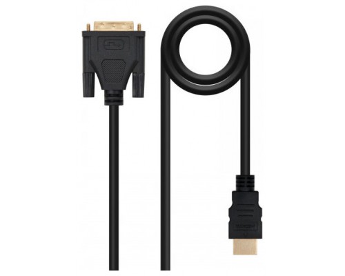 CABLE DVI A HDMI, DVI18+1/M-HDMI A/M 1.8M NANOCABLE