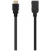 CABLE HDMI 2.0 PROLONGADOR A/M-A/H 1.0M NEGRO NANOCABLE