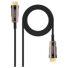 CABLE HDMI V2.0 AOC 4K@60HZ 18Gbps NEGRO 15 M NANOCABLE