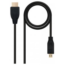 CABLE MICRO HDMI A HDMI V1.4 ALTA VELOCIDAD/HEC, A/M-D/M 1.8M NANOCABLE