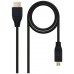 CABLE MICRO HDMI A HDMI V1.4 ALTA VELOCIDAD/HEC, A/M-D/M 1.8M NANOCABLE