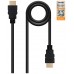 CABLE HDMI V2.0 CERTIFICADO 4K 60HZ 18 GBPS A/M-A/M NEGRO 2.0M