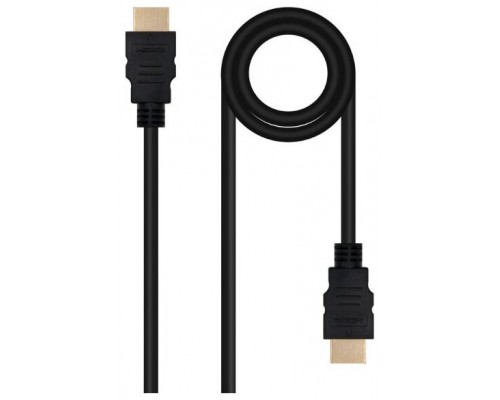 CABLE HDMI V2.0 4K@60HZ 18Gbps 5M NEGRO NANOCABLE