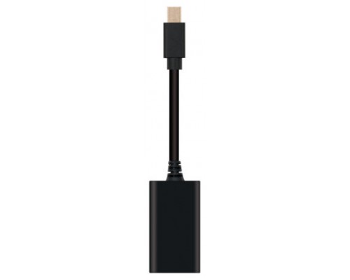 CONVERSOR MINI  DISPLAYPORT HDMI, MINI DP/M-HDMI A/H 0.15M NEGRO NANOCABLE