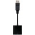 CONVERSOR DISPLAYPORT A SVGA, DISPLAYPORT/M-SVGA/H, 0.15M NEGRO NANOCABLE