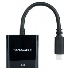 CABLE CONVERSOR USB-C A HDMI 4K 0.15M NEGRO NANOCABLE