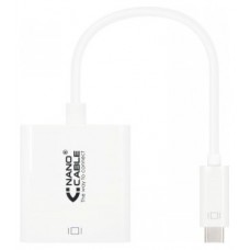 CABLE CONVERSOR USB-C A HDMI 4K 0.15M BLANCO NANOCABLE