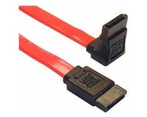 CABLE SATA DATOS ACODADO ROJO 0.5M OEM