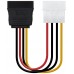 CABLE SATA ALIMENTACION MOLEX 4PIN/M-SATA/H 0.16M OEM NANOCABLE