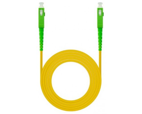 CABLE FIBRA SC/APC-SC/APC MONOMODO LSZH AMARIL.2M NANOCABLE