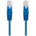 CABLE RED LATIGUILLO RJ45 CAT.6 UTP AWG24,1M AZUL NANOCABLE
