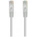 CABLE RED LATIGUILLO RJ45 CAT.6A LSZH UTP AWG24, 3M GRIS NANOCABLE