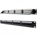 PATCH PANEL 24PUERTOS CAT.6 UTP 19" 1U NANOCABLE