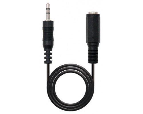 CABLE AUDIO ESTEREO 3.5/M-3.5/H 3M NANOCABLE