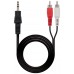 CABLE AUDIO ESTEREO 3.5/M-2RCA/M 1.5M NANOCABLE