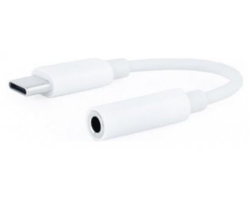 CABLE ADAPTADOR DE USB-C A JACK 3.5, BLANCO NANOCABLE