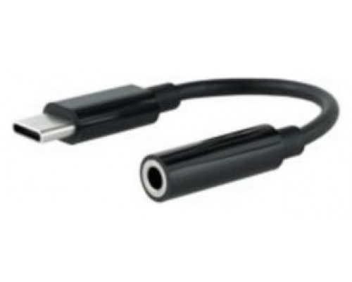 CABLE ADAPTADOR DE USB-C A JACK 3.5, NEGRO NANOCABLE