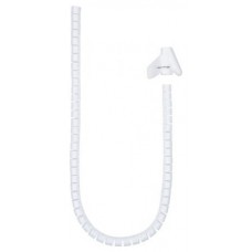 ORGANIZADOR DE CABLES FLEXIBLE 25MM 1 M BLANCO NANOCABLE