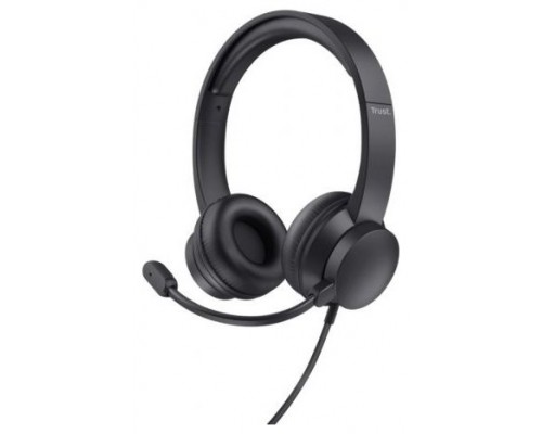 AURICULARES TRUSTR AYDA USB BK