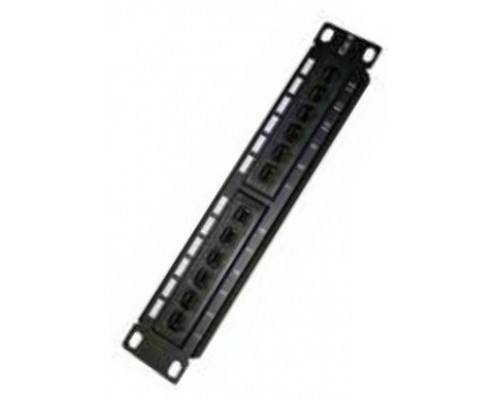 PATCH PANEL 12 PUERTOS 10" UTP CAT 6 MONOLYTH