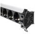 REGLETA ARMARIO SALICRU CON INTERRUPTOR SPS 4F+6F PDU SCH+C13/C14  4xschuko + 4xIEC C13