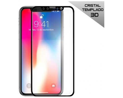 Protector Pantalla Cristal Templado COOL para iPhone X / iPhone XS / iPhone 11 Pro (FULL 3D Negro)