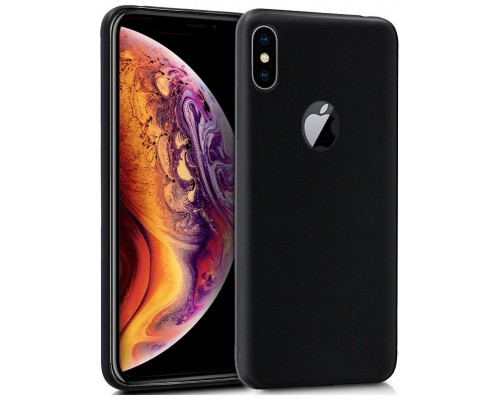 Funda COOL Silicona para iPhone XS Max (Negro)