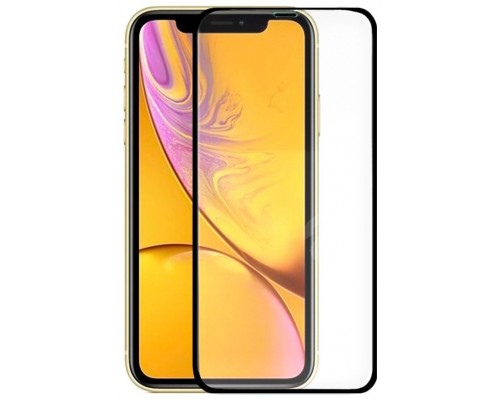 Protector Pantalla Cristal Templado COOL para iPhone XR / iPhone 11 (FULL 3D Negro)