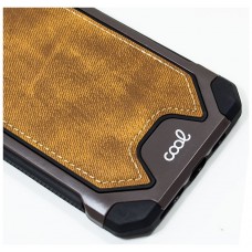 Carcasa COOL para iPhone XS Max Hard Tela Marrón