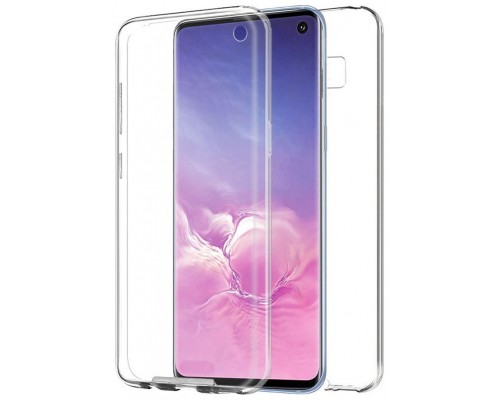 Funda COOL Silicona 3D para Samsung G973 Galaxy S10 (Transparente Frontal + Trasera)