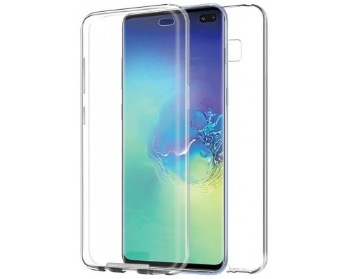 Funda COOL Silicona 3D para Samsung G975 Galaxy S10 Plus (Transparente Frontal + Trasera)