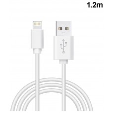 Cable USB Compatible COOL Lightning para iPhone / iPad (1.2 metros) Blanco