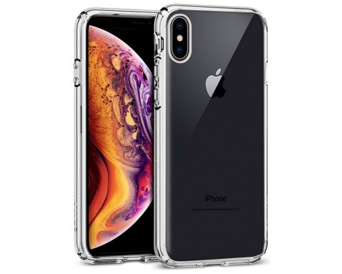 Carcasa COOL para iPhone XS Max Borde Metalizado (Plata)
