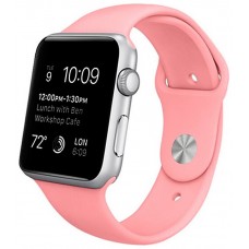 Correa COOL para Apple Watch Series 1 / 2 / 3 / 4 / 5 / 6 / 7 / 8 / 9 / SE (42 / 44 / 45 mm) Goma Rosa