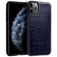 Carcasa COOL para iPhone 11 Pro Leather Crocodile Marino